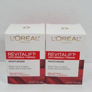 LOreal Revitalift Moisturizer Anti-Wrinkle & Firming 1.7 Oz Set of 2 NIB